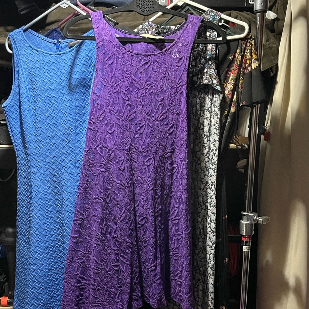 Free People Sheer Floral Lace Mini Sleeveless Dress Size Small